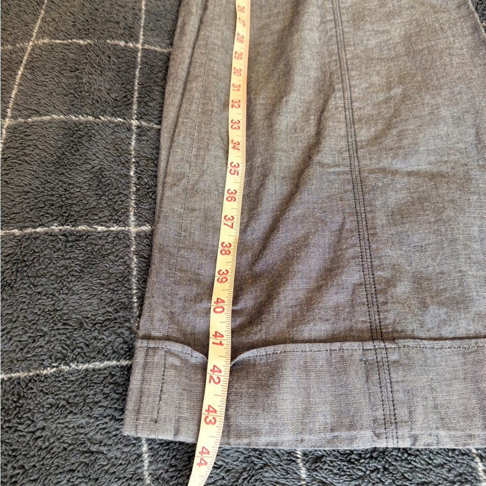Elevenses Chambray Denim Trousers Buttons Belt Y2K Gorgeous NWoT - Picture 8 of 10